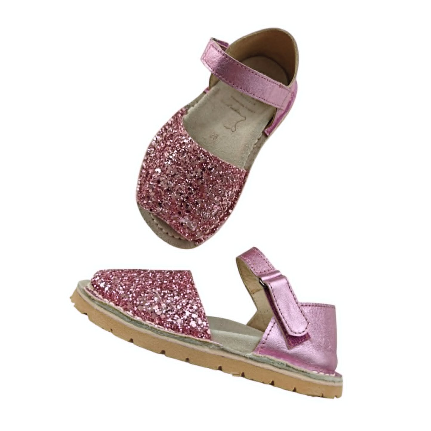 Ergonomic Glitter Coral