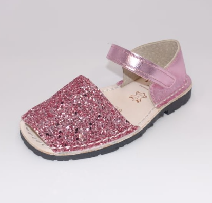 Glitter Coral Velcro